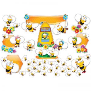 Carson Dellosa Education Buzz-Worthy Bees Bulletin Board Sets, Grades PK-5