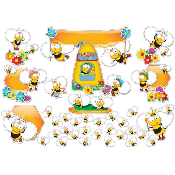 Carson Dellosa Education Buzz-Worthy Bees Bulletin Board Sets, Grades PK-5