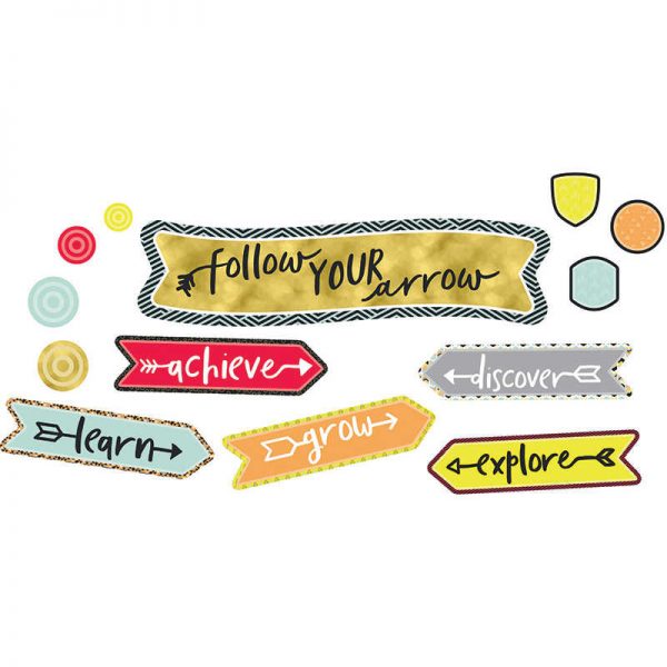 Carson Dellosa Education Follow Your Arrow Mini Bulletin Board Set, 71 Pieces