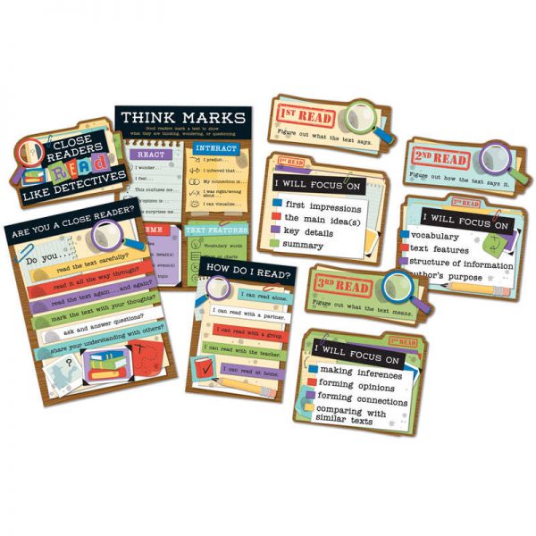 Carson Dellosa Education Close Reading Bulletin Board Set
