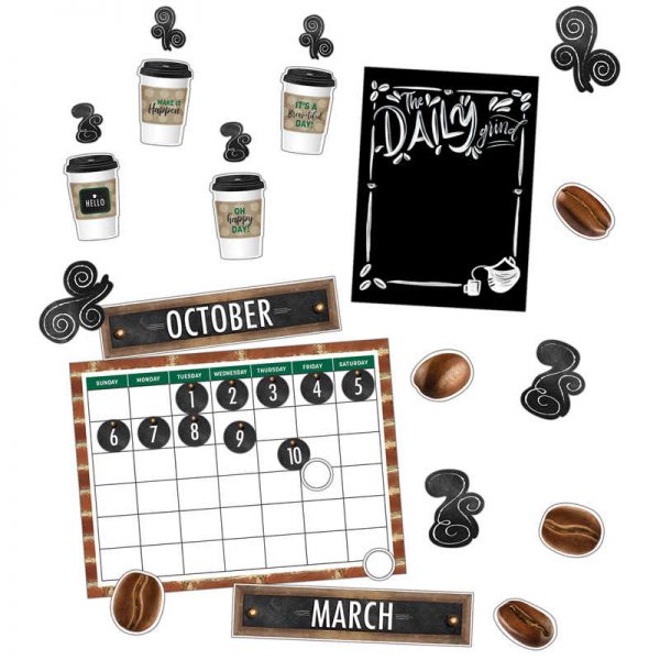Schoolgirl Style™ Industrial Cafe Calendar Bulletin Board Set, 2 Sets