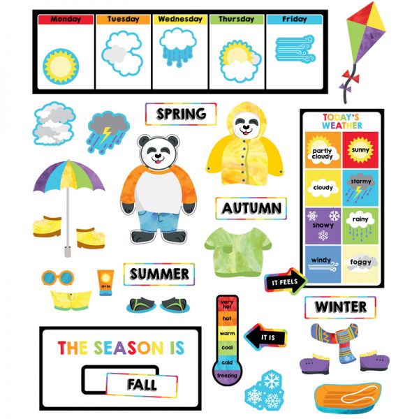 Carson Dellosa Education Weather Mini Bulletin Board Set