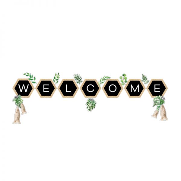 Schoolgirl Style™ Simply Boho Welcome Bulletin Board Set