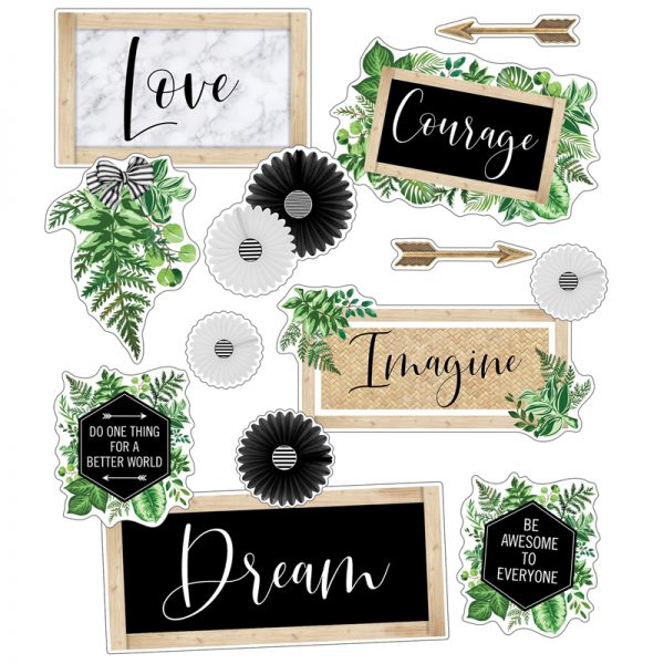 Schoolgirl Style™ Simply Boho Inspirational Signs Mini Bulletin Board Set