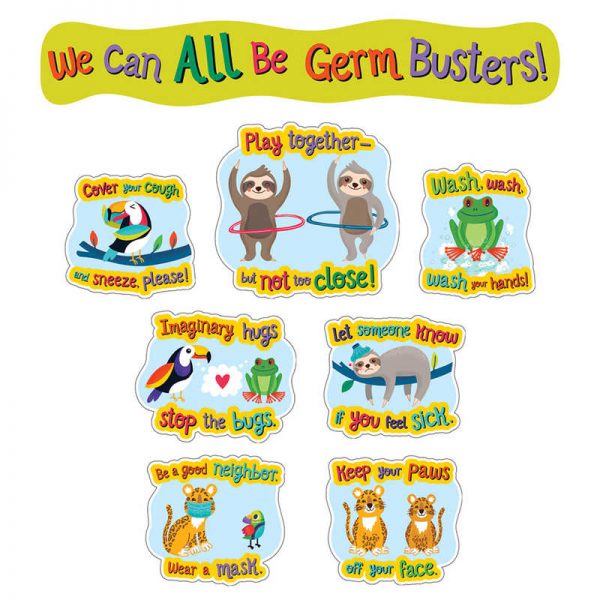 Carson Dellosa Education One World Germ Busters Bulletin Board Set