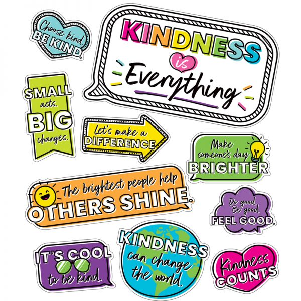 Carson Dellosa Education Kind Vibes Motivational Mini Bulletin Board Set