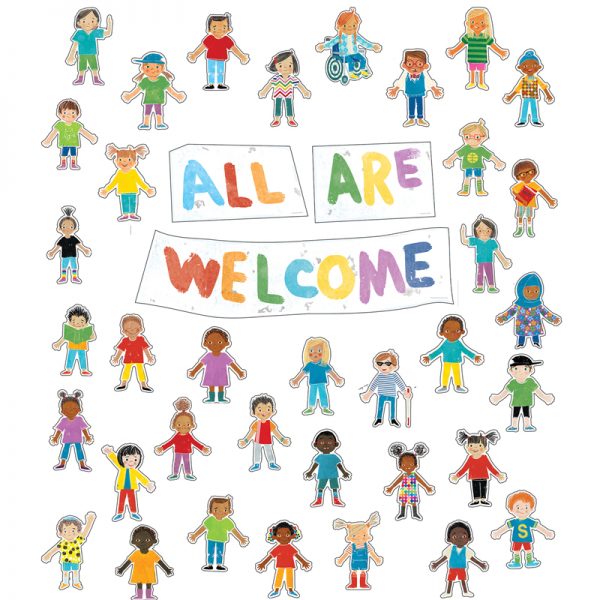 Carson Dellosa Education All Are Welcome Bulletin Board Set