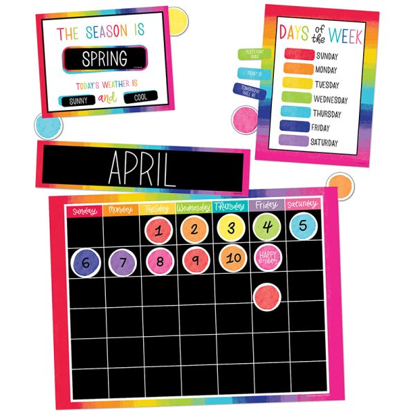 Schoolgirl Style™ Light Bulb Moments Calendar Bulletin Board Set