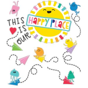 Carson Dellosa Education This Is Our Happy Place Bulletin Board Set