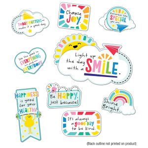 Carson Dellosa Education Happy Place Motivational Mini Bulletin Board Set