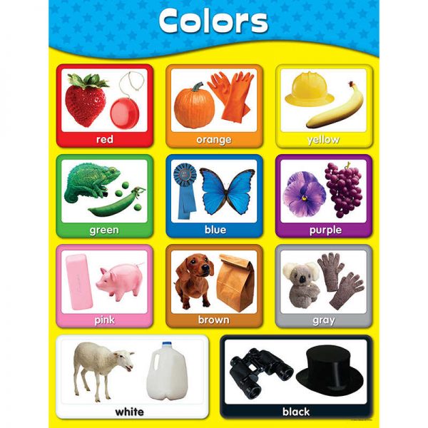 Carson Dellosa Education Colors Chart