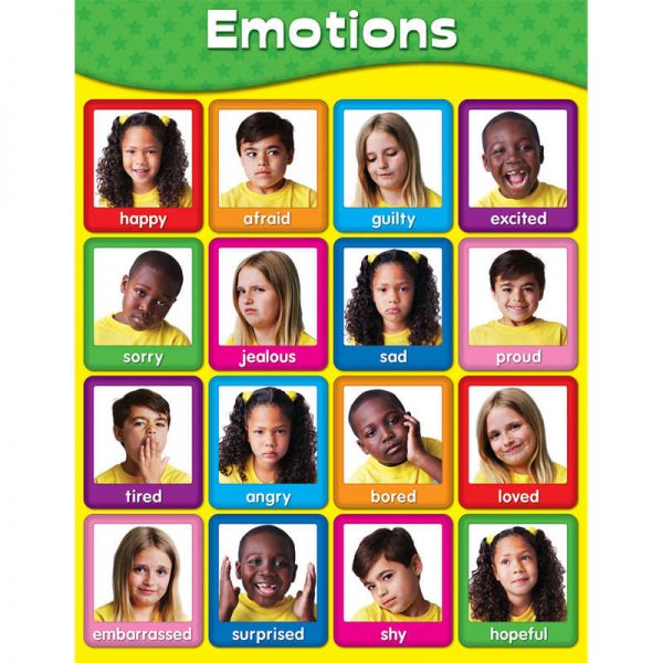 Carson Dellosa Education Emotions Chartlet, Grade PreK-2