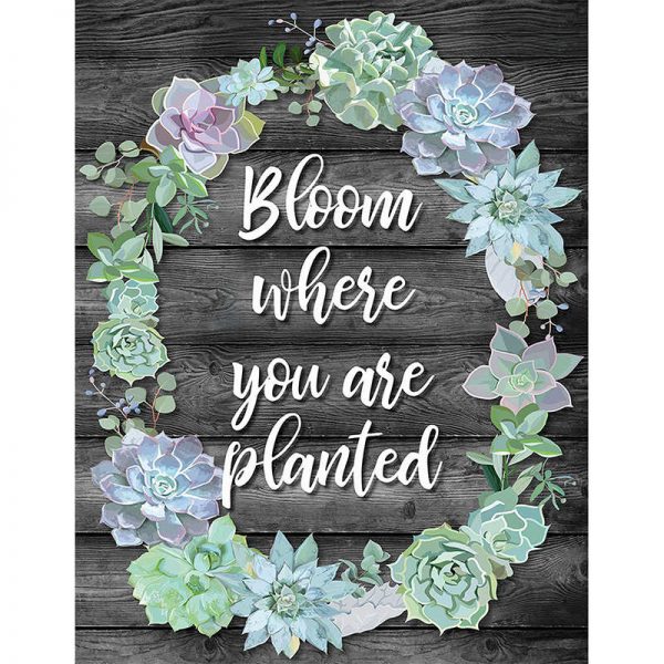 Schoolgirl Style™ Simply Stylish Bloom Where You Are Planted Chart