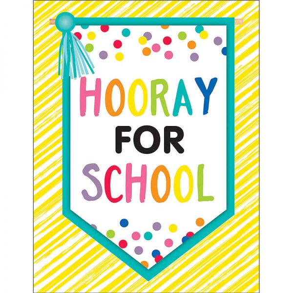 Schoolgirl Style™ Just Teach Hooray for School Chart