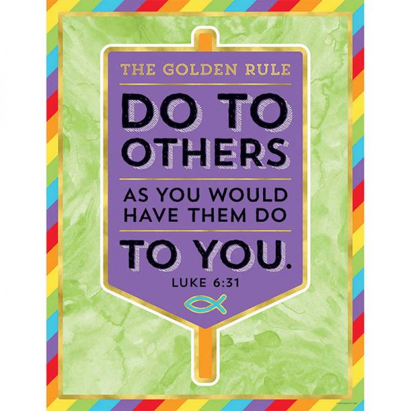 Carson Dellosa Education Golden Rule Chart