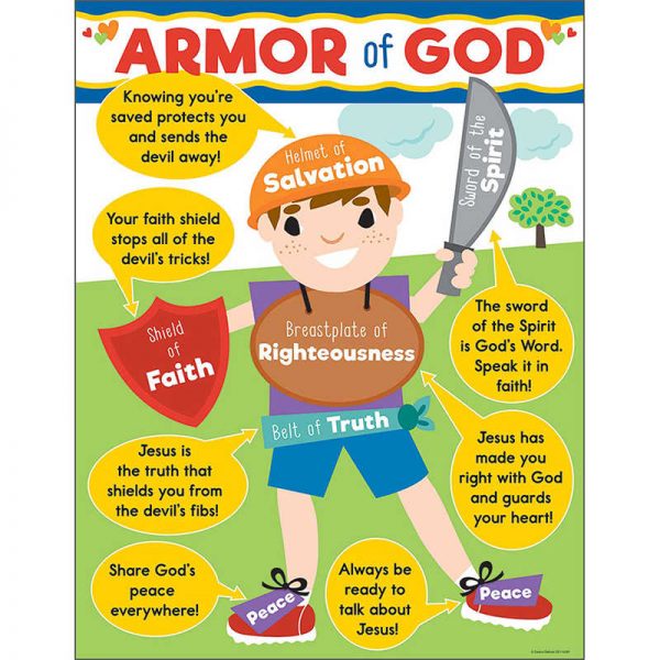 Carson Dellosa Education Armor of God Chart