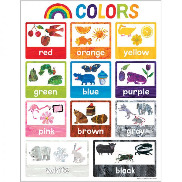 Carson Dellosa Education World of Eric Carle™ Colors Chart