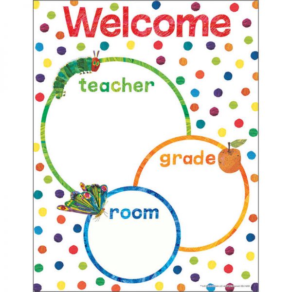 Carson Dellosa Education World of Eric Carle™ Welcome Chart
