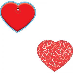 Carson Dellosa Education Hearts Mini Cut-Outs, Pack of 36