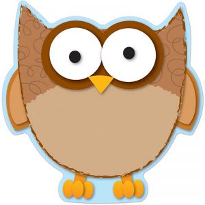 Carson Dellosa Education Owl Cut-Outs, Pack of 36