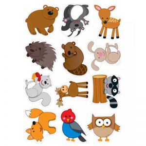 Carson Dellosa Education Woodland Animals Cut-Outs, Pack of 36