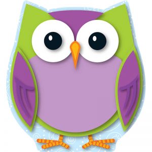 Carson Dellosa Education Colorful Owl Mini Cut-Outs, Pack of 36