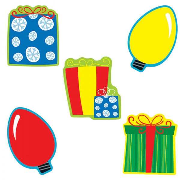 Carson Dellosa Education Gifts & Lights Cut-Outs, Pack of 36