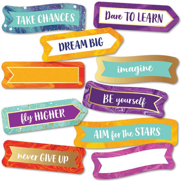 Carson Dellosa Education Galaxy Banners Recognition Awards, Pack of 56