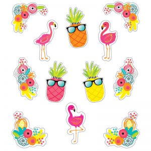 Schoolgirl Style™ Simply Stylish Tropical Extra Large Cut-Outs, Pack of 12