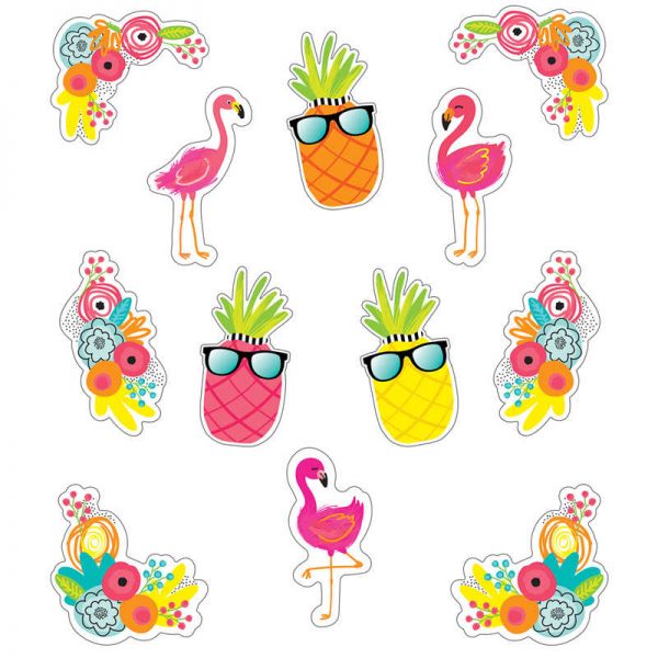 Schoolgirl Style™ Simply Stylish Tropical Extra Large Cut-Outs, Pack of 12