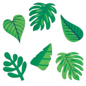 Carson Dellosa Education One World Tropical Leaves Cut-Outs, 36 Per Pack, 3 Packs
