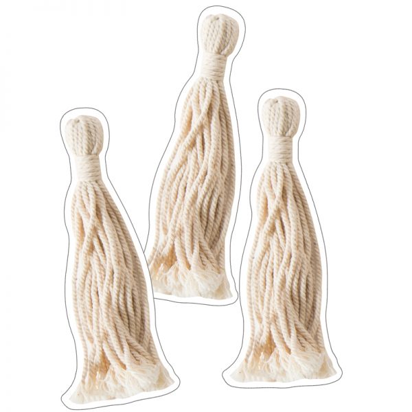 Schoolgirl Style™ Simply Boho Tassels Cut-Outs, Pack of 36