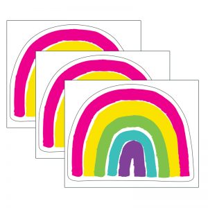 Carson Dellosa Education Kind Vibes Rainbow Cut-Outs, 36 Per Pack, 3 Packs