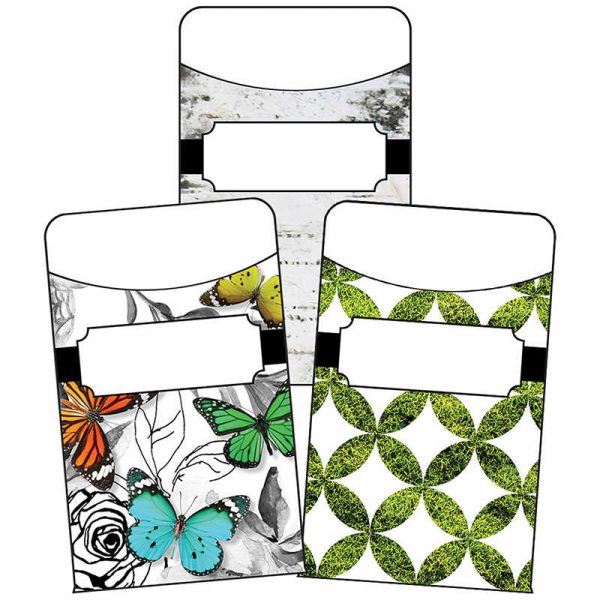 Schoolgirl Style™ Woodland Whimsy Library Pockets, Pack of 36