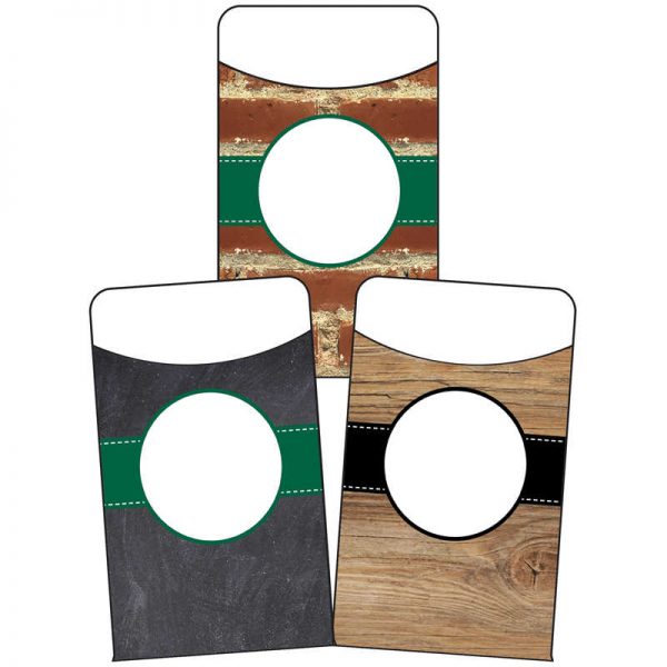 Schoolgirl Style™ Industrial Cafe Library Pockets, 3.25" x 5.25", Pack of 36