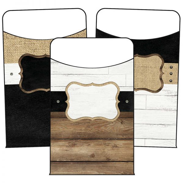 Schoolgirl Style™ Industrial Chic Library Pockets, Pack of 36