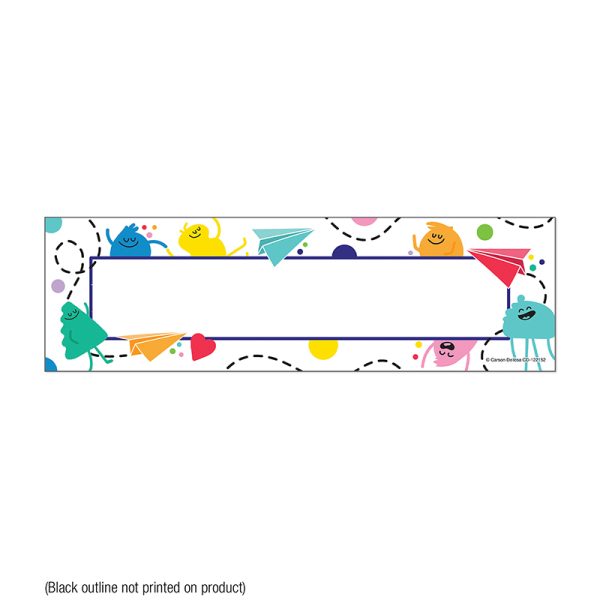 Carson Dellosa Education Happy Place Nameplates, Pack of 36