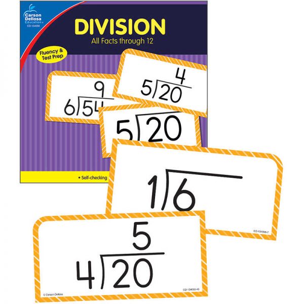 Carson Dellosa Education Division All Facts through 12 Flash Cards