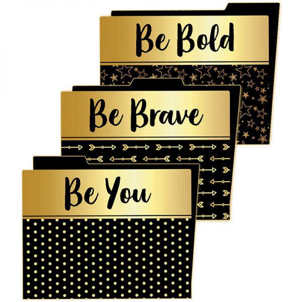 Carson Dellosa Education Sparkle + Shine Folders, 11.75" x 9.5", Pack of 6