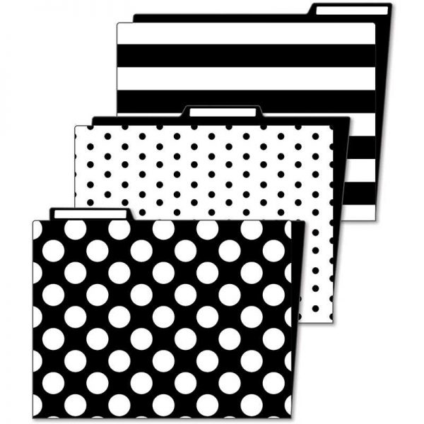 Schoolgirl Style™ Simply Stylish Folders, 11.75" x 9.5", Pack of 6