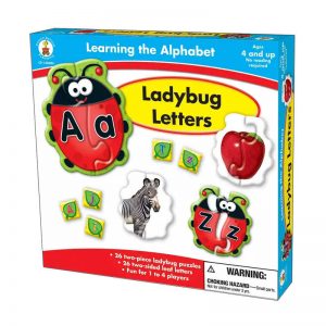 Carson Dellosa Education Ladybug Letters Puzzle Game