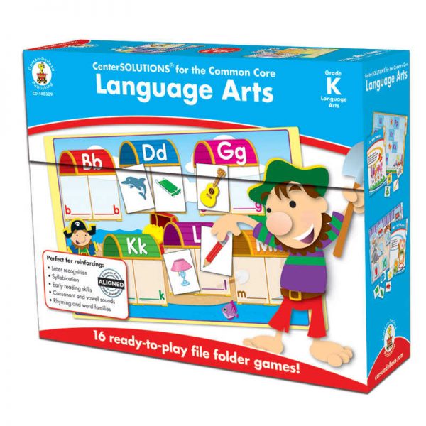 Carson Dellosa Education Language Arts File Folder Game, Grade K