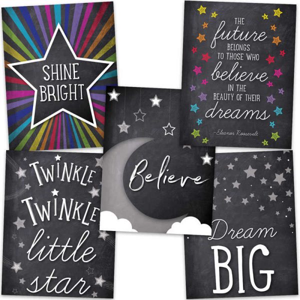Carson Dellosa Education Schoolgirl Style™ Stars Chart Set