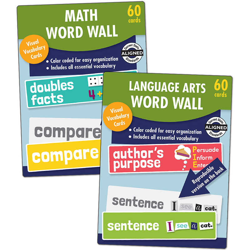 Carson Dellosa Education Word Wall Set for Grade 1