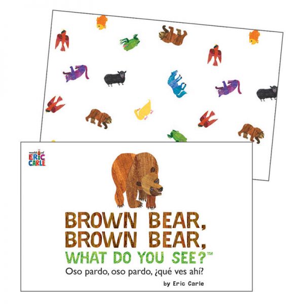 Carson Dellosa Education Brown Bear, Brown Bear, What Do You See?™ Learning Cards, 54 Pieces