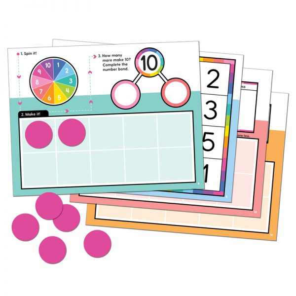 Carson Dellosa Education Edu-Clings Silicone Center: Ten Frames