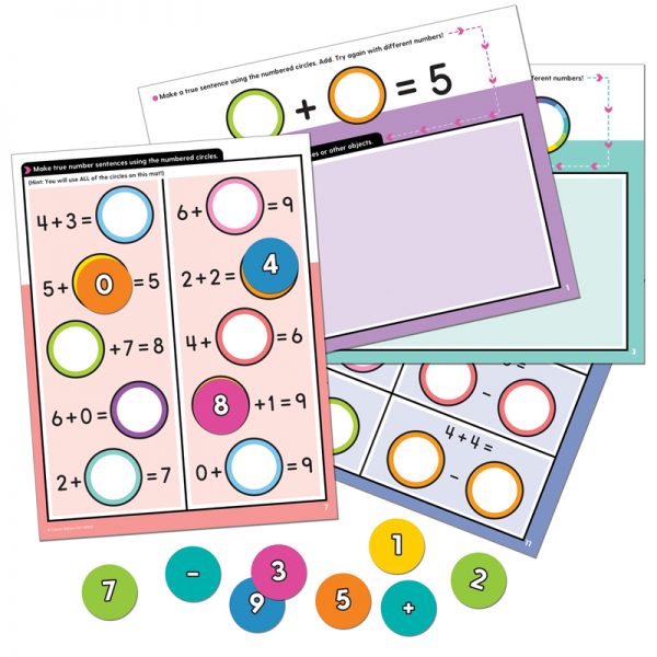Carson Dellosa Education Edu-Clings Silicone Center: Number Sentences