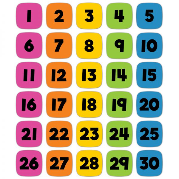 Carson Dellosa Education Edu-Clings Silicone Set: Numbers Manipulative