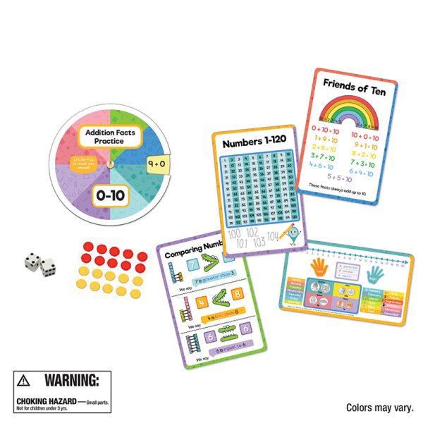 Carson Dellosa Education Be Clever Wherever Math Tool Kit, Grade K-1