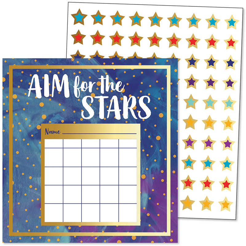 Carson Dellosa Education Galaxy Mini Incentive Charts, Pack of 30